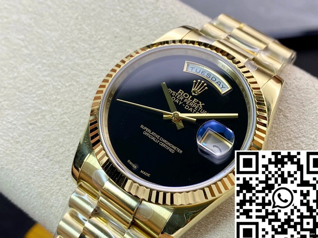 Dial 36MM Factory Calendar Date Double BP Day Black Rolex 0427